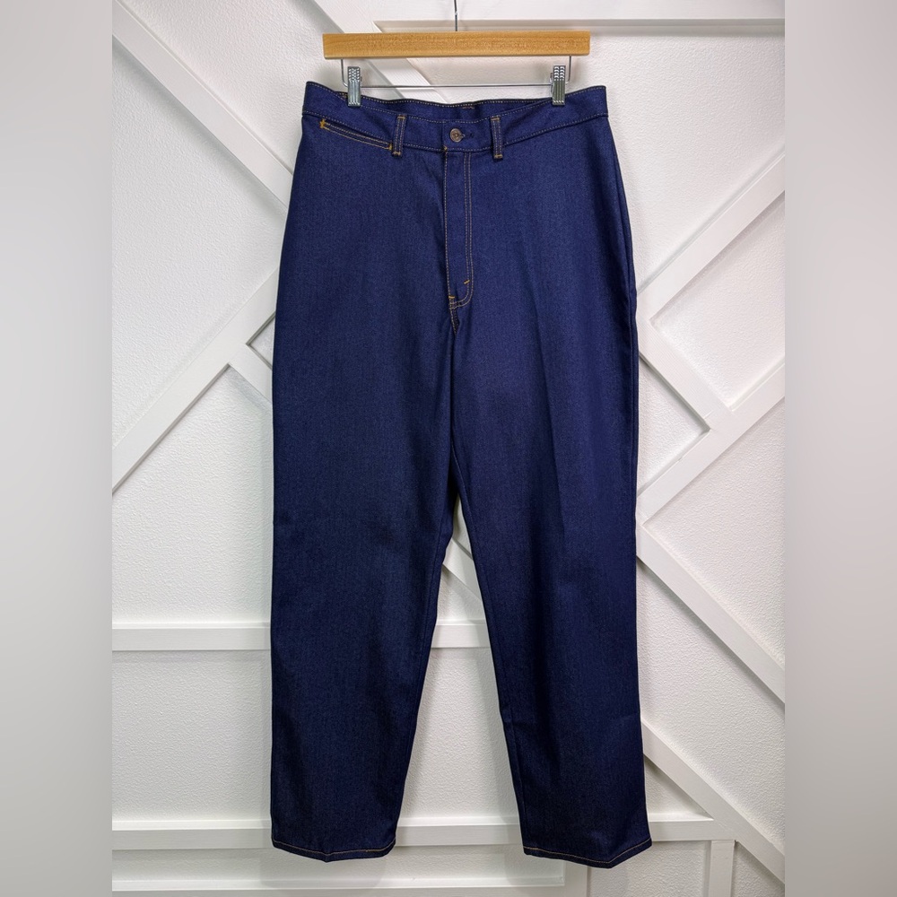 Vintage Levi’s Dark Wash Denim Pants High Rise Straight Leg Sz 18 (Modern 10-12)